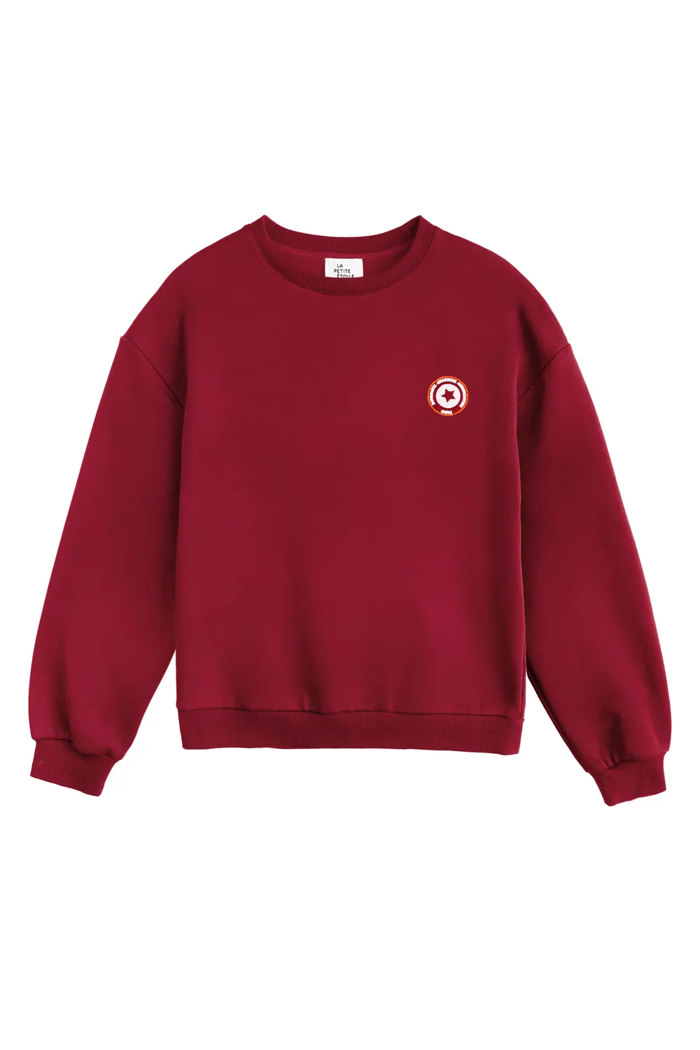 La Petite Etoile Tenky sweater marine geborduurd fleece