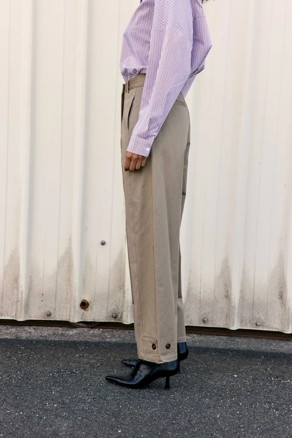 La Petite Etoile Prim broek kaki barrel