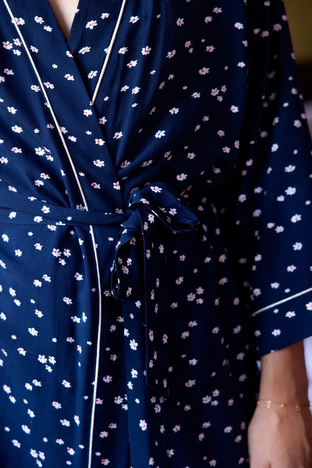 La Petite Etoile Viatel kimono Fleurette katoen