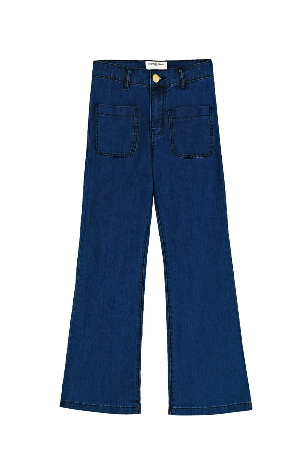La Petite Etoile Sonny jeans flare wash blauw