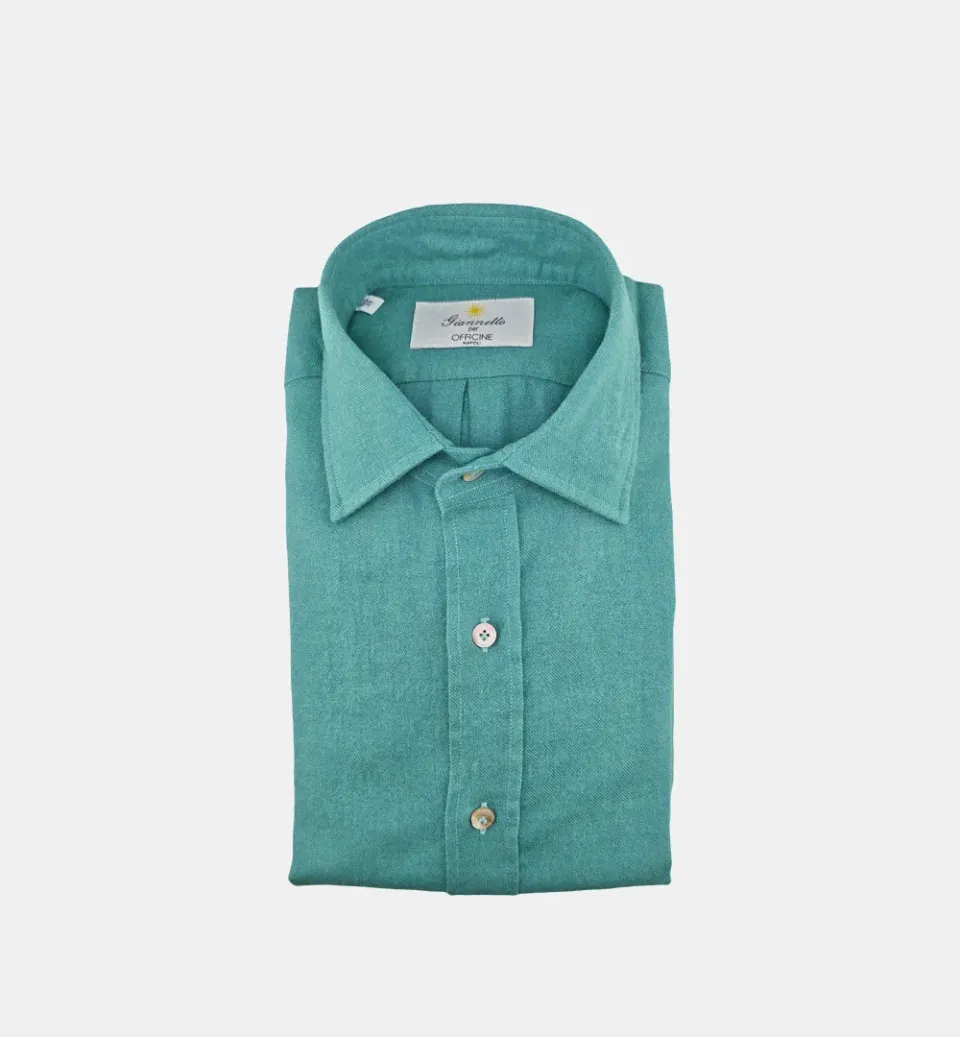 Sanfort FW419 A2250C 47 03 overhemd groen katoen