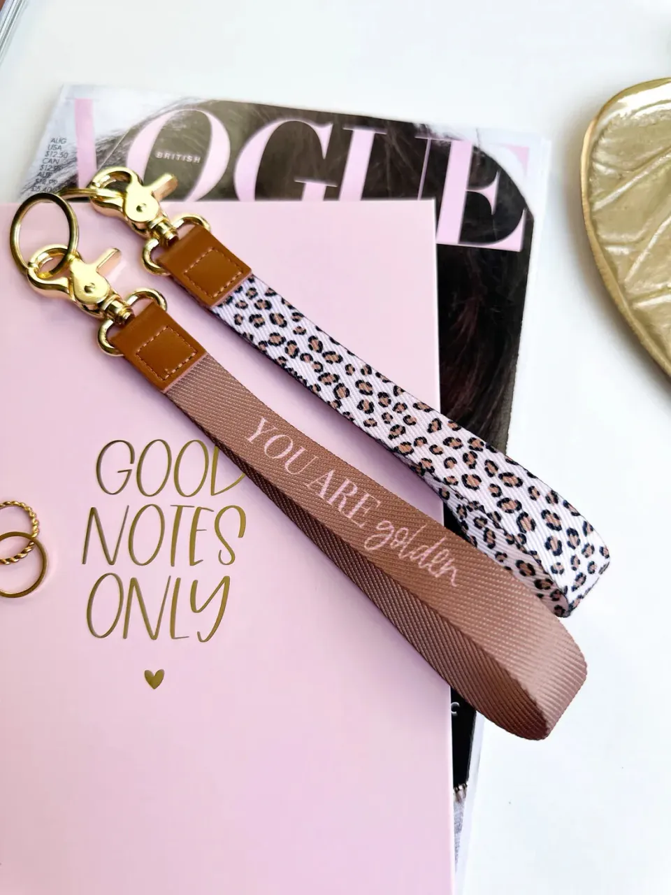 Amiek Keycord you are golden sleutelkoord 22 cm