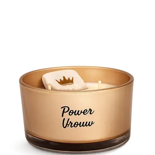 Amiek Steen Powervrouw sojakaars Silky Tonka steen