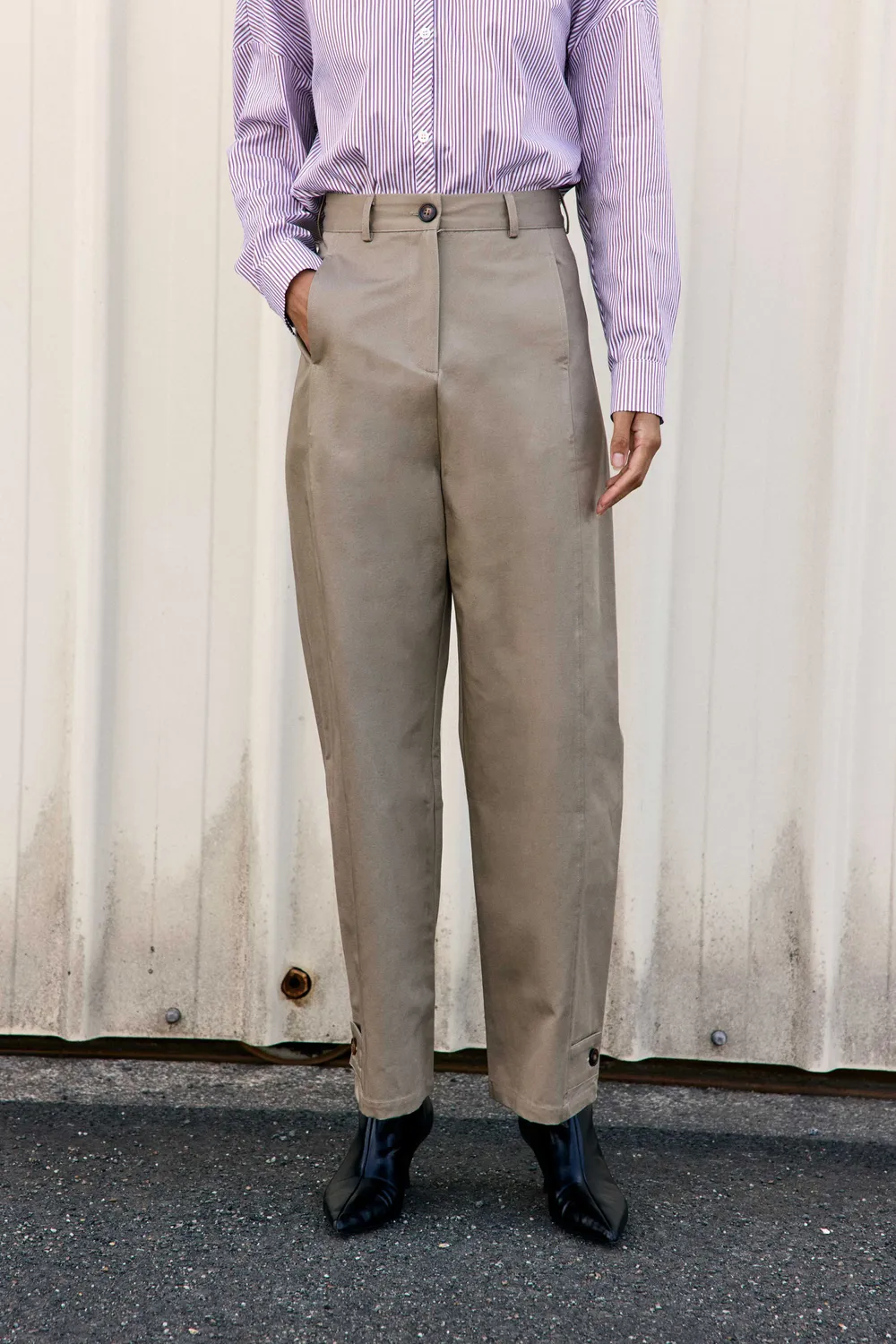 La Petite Etoile Prim broek kaki barrel