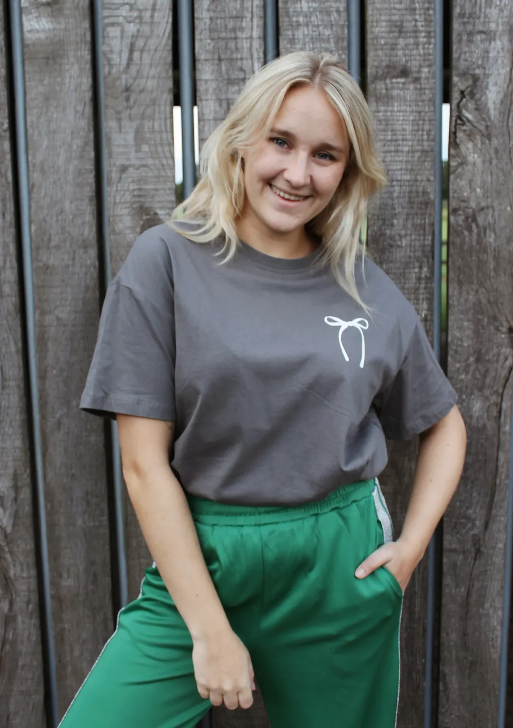 LOVEDRUNKY With Love Always T-shirt Grijs loose fit