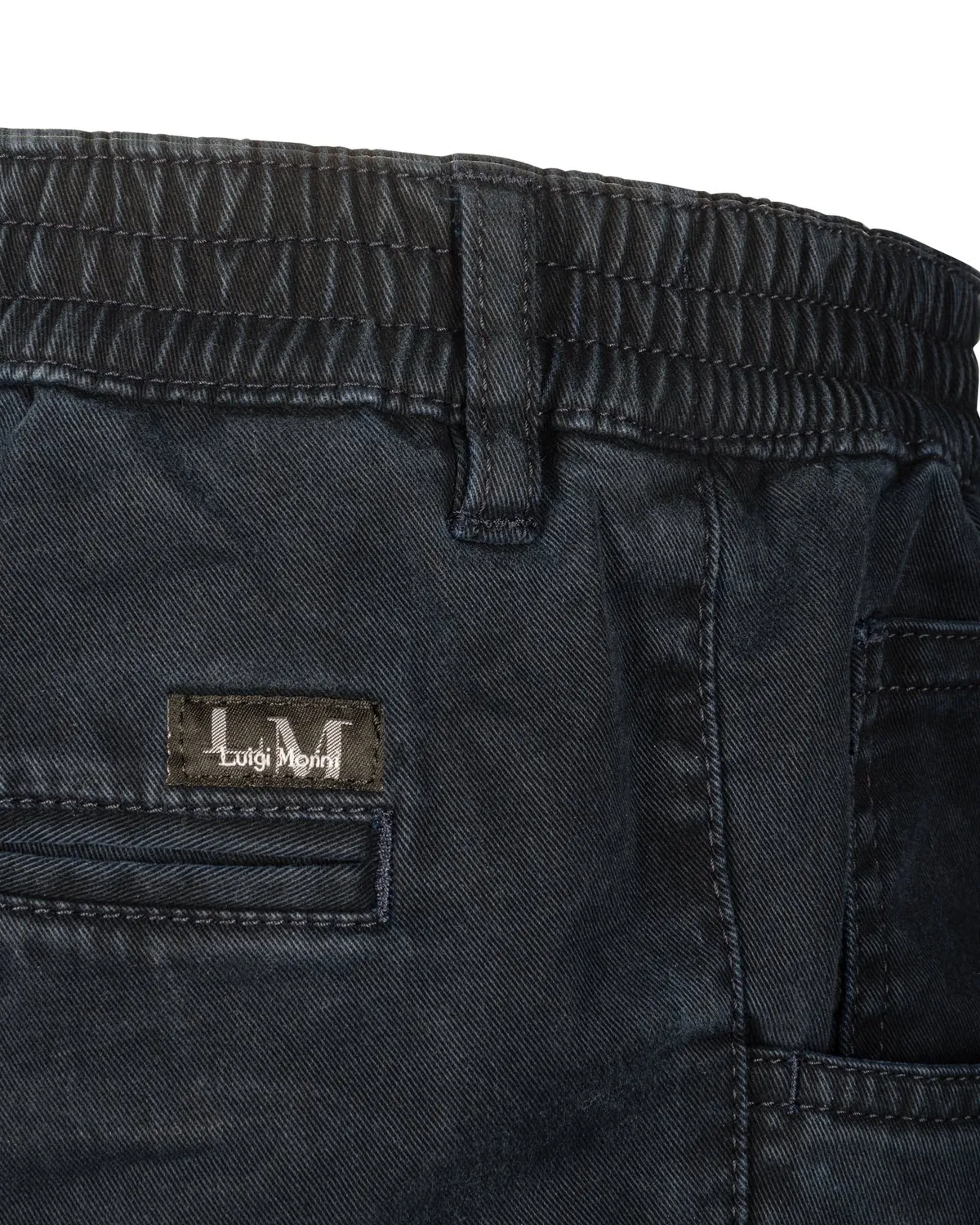 Seniorenkleding Niels herenpantalon marineblauw katoen