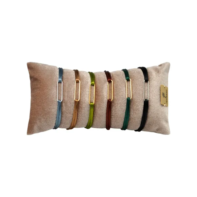LOVEDRUNKY Satin armband multi verstelbaar