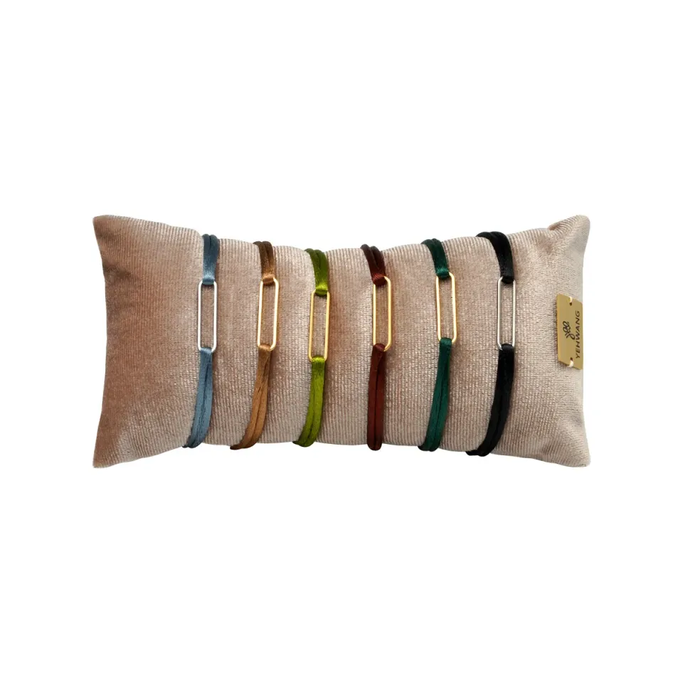 LOVEDRUNKY Satin armband multi verstelbaar