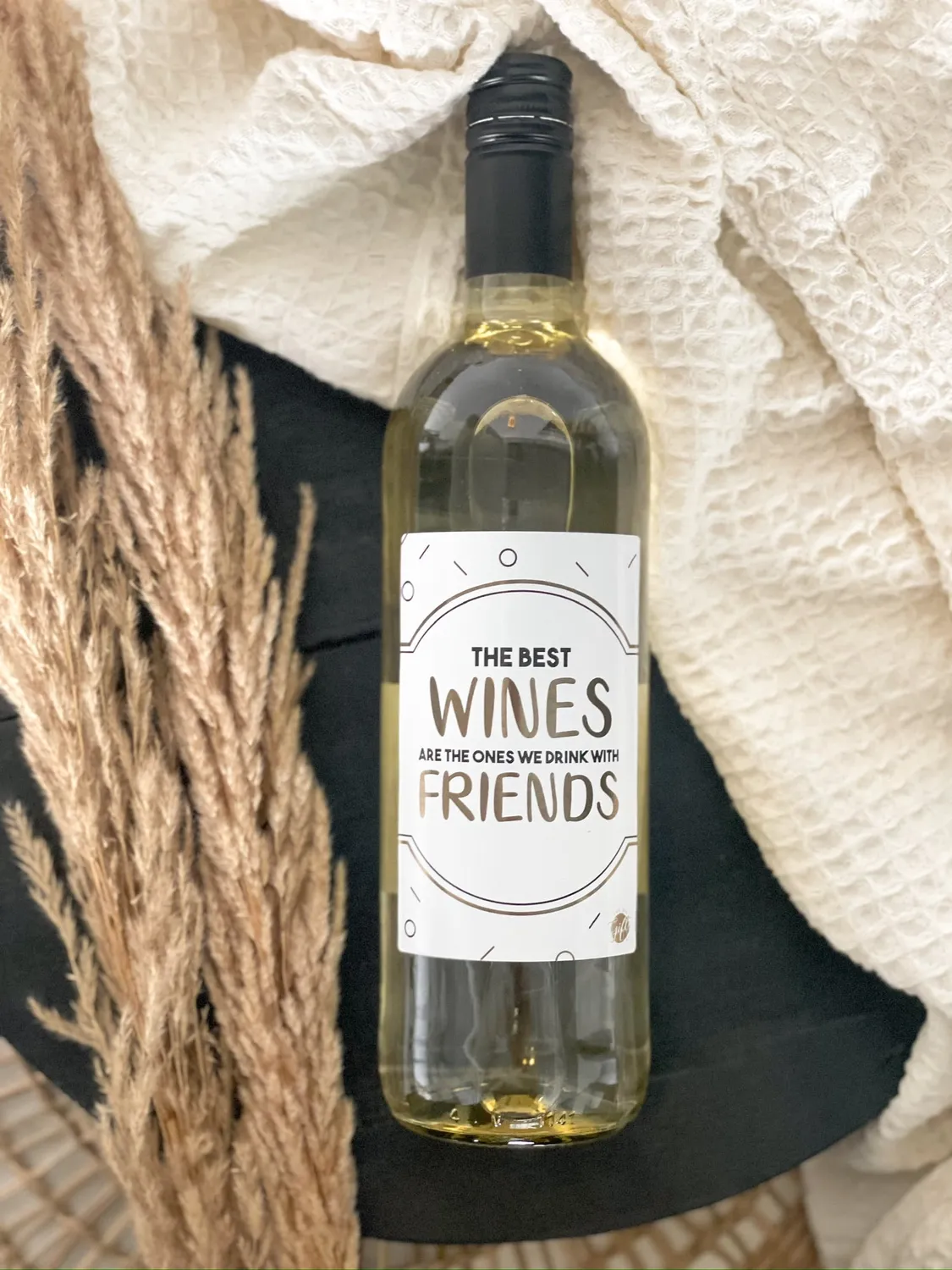 Amiek Friends Wijnfles Wit witte wijn citrus 13%