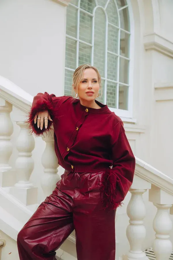 Amiek RF Vest Mady vest bordeaux oversized