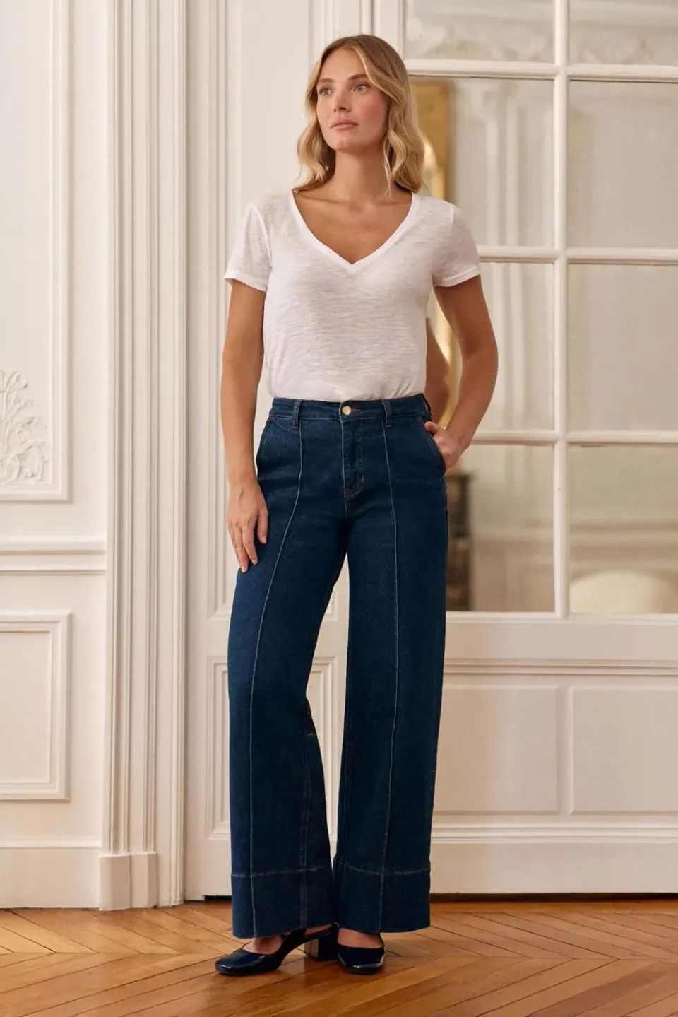 La Petite Etoile Paola straight jeans brut