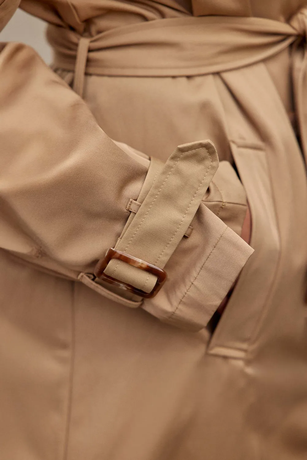 La Petite Etoile Farago trenchcoat beige lang