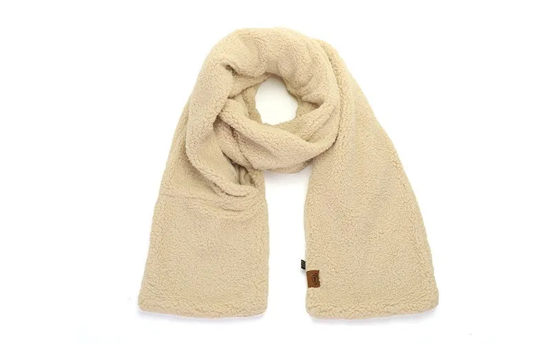 ImDutch Livigno sjaal naturel teddy 195x20cm