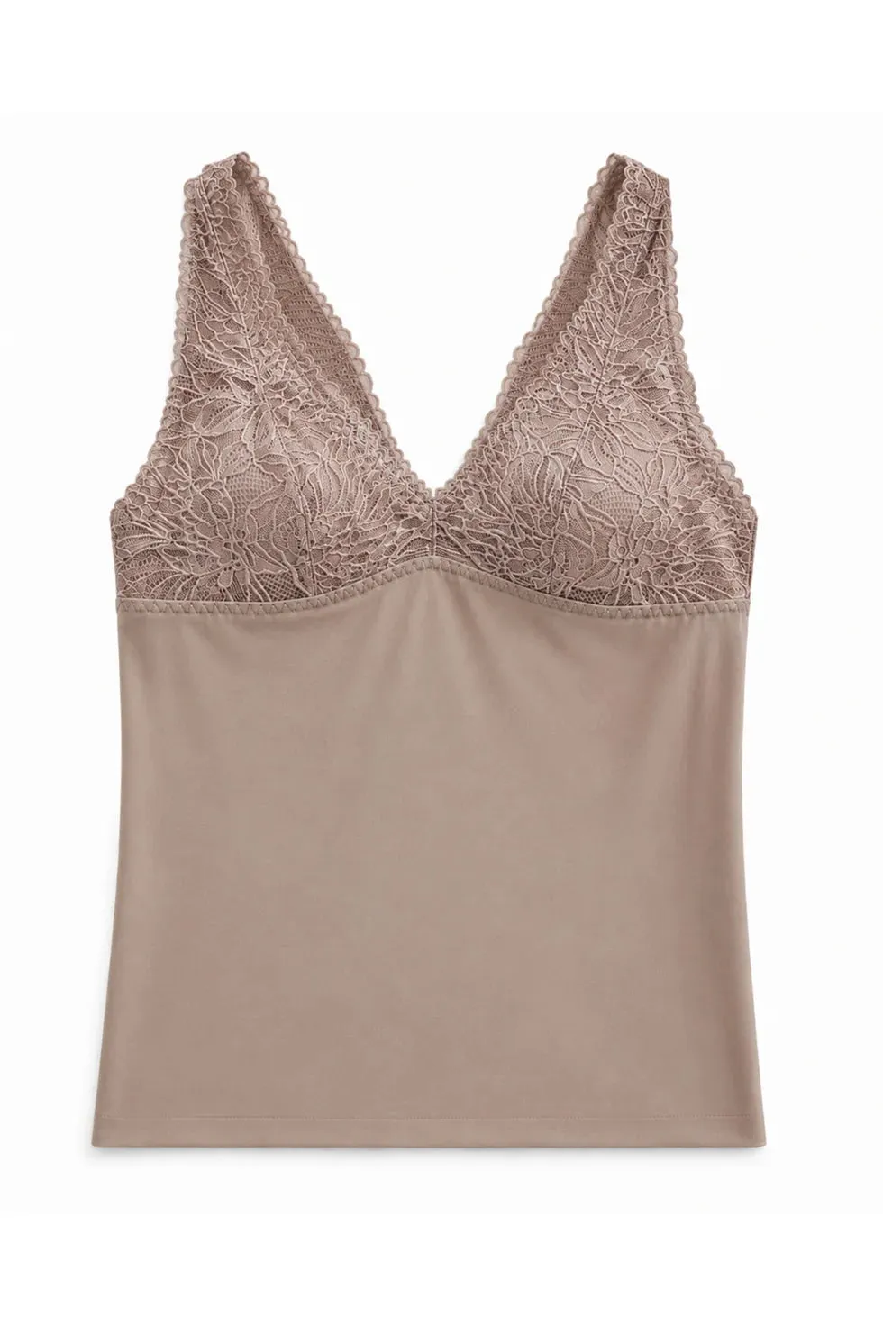 Amiek Lina Shapewear Top corrigerende top beige nylon