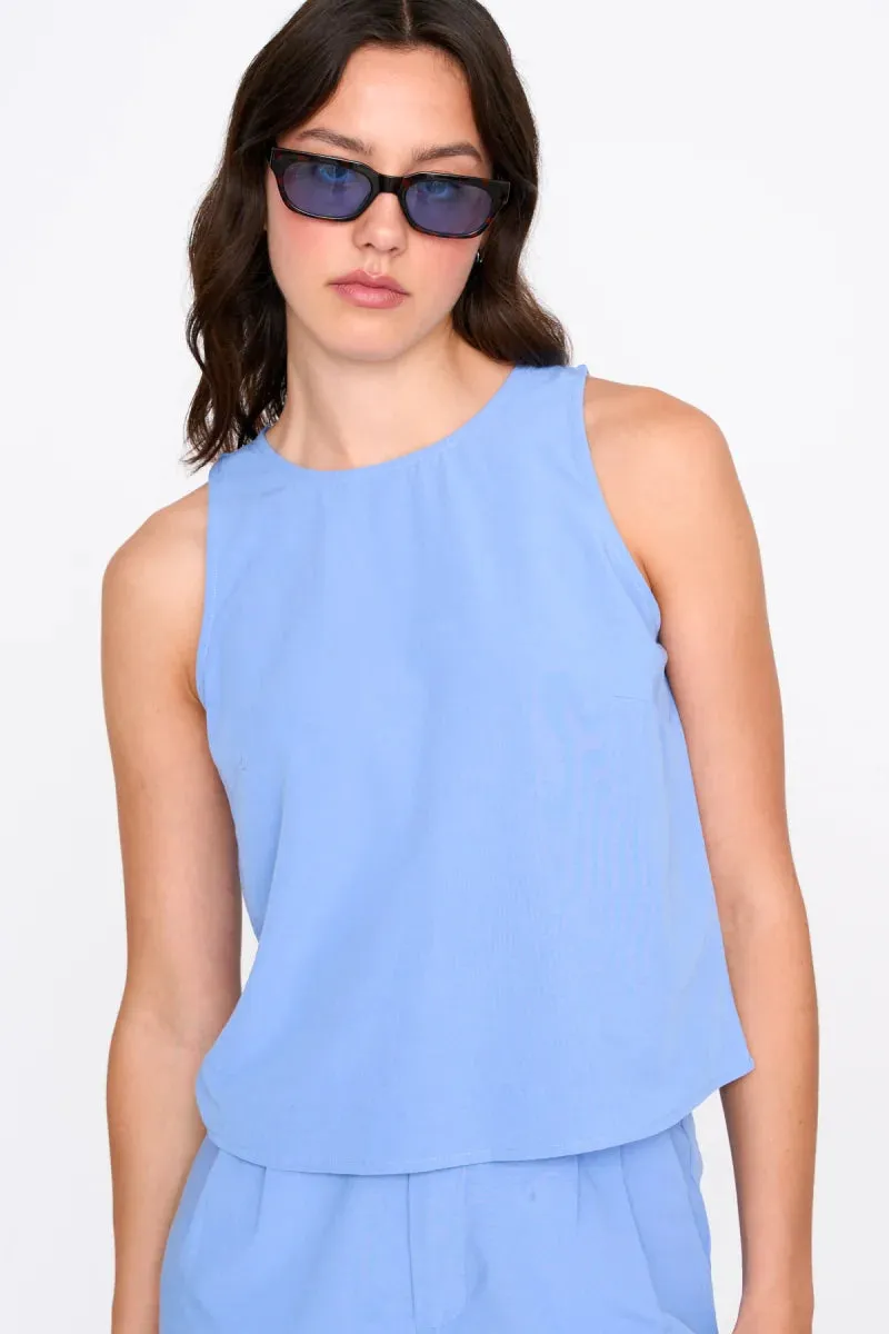 Amiek 24C blauw top viscose katoen