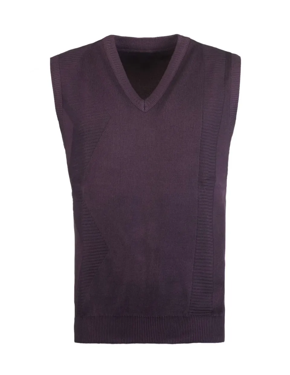 Seniorenkleding Classic Spencer U heren paars katoen