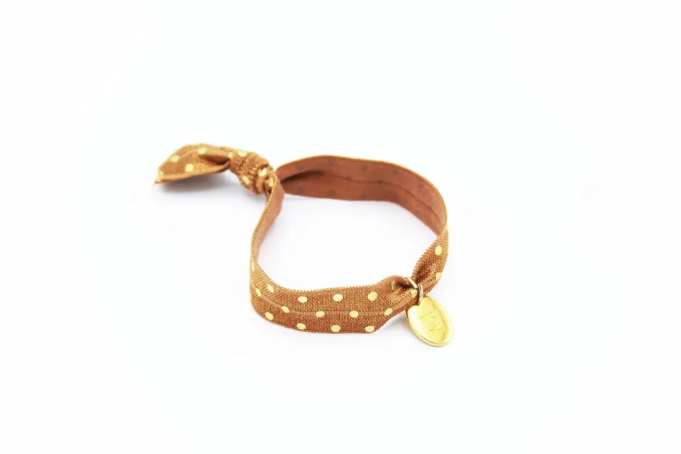 LOVEDRUNKY Joy stretch armband goud – one size