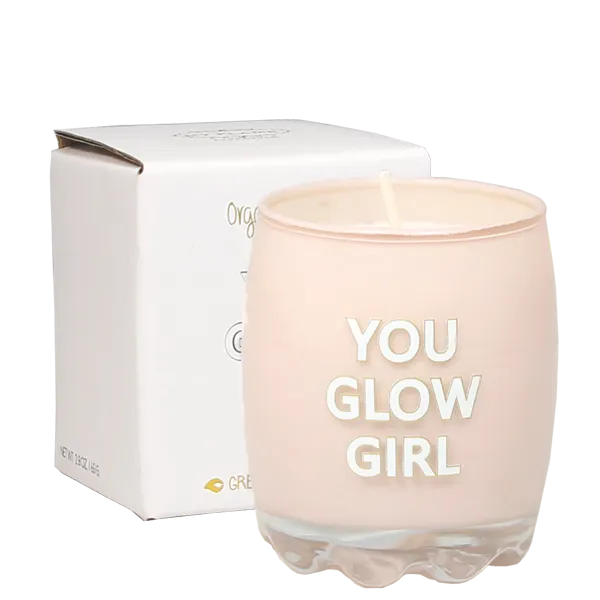 Amiek You Glow Girl geurkaars Green Tea 20u