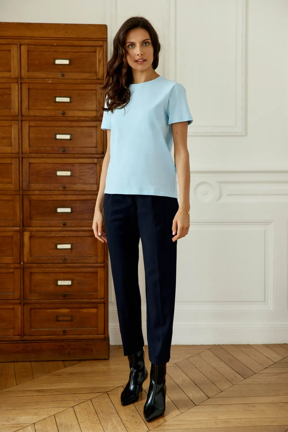 La Petite Etoile Parfait broek marine cigarette