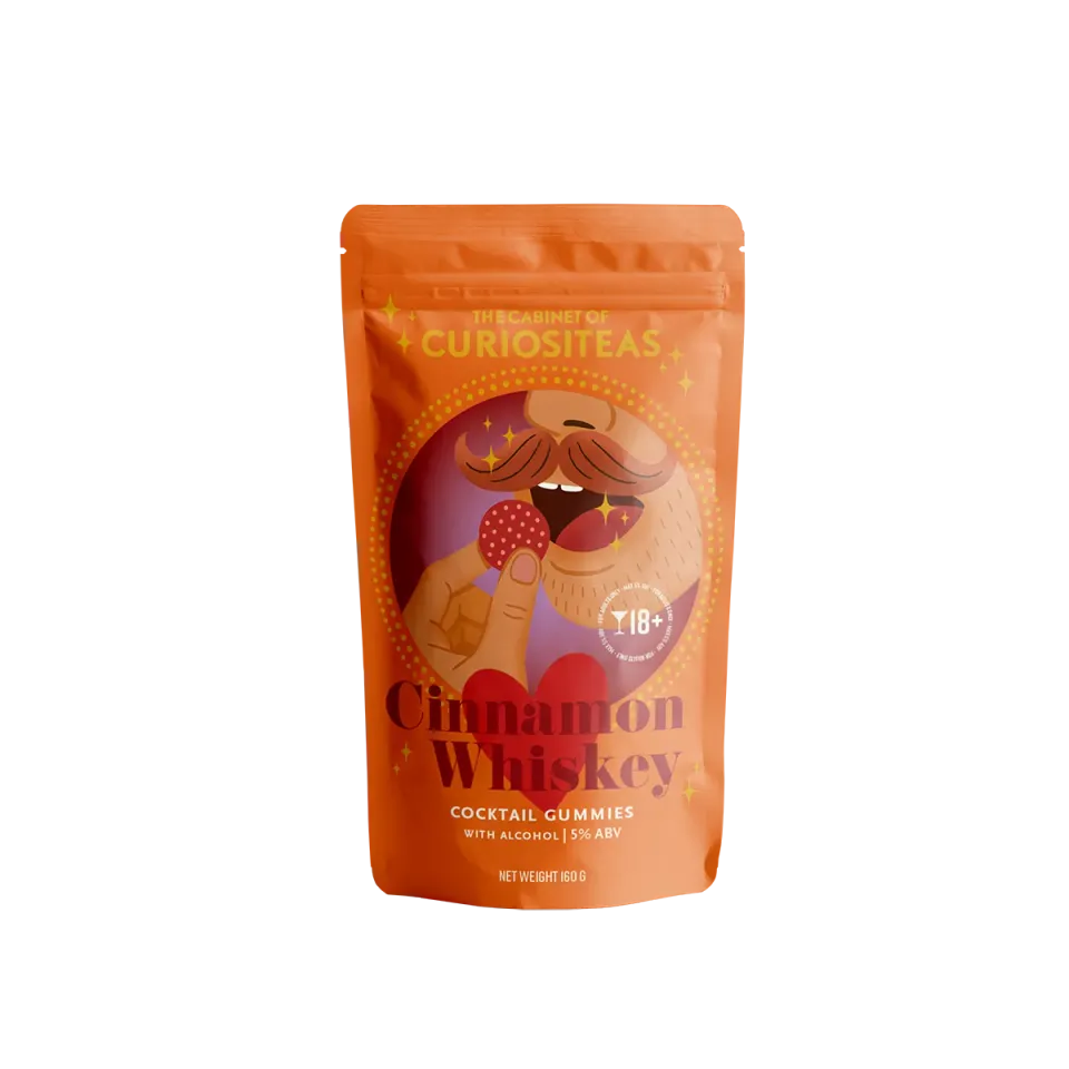 Amiek Cinnamon Whiskey gummies alcohol 160 gr