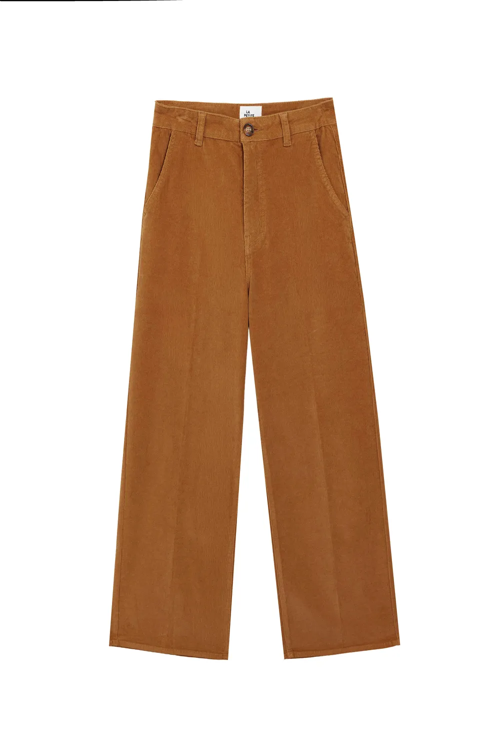La Petite Etoile Petrona broek camel ribfluweel wijd