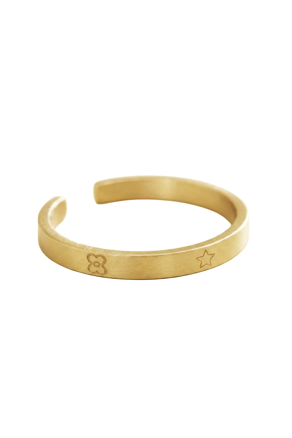 La Petite Etoile Adelia ring goud verstelbaar