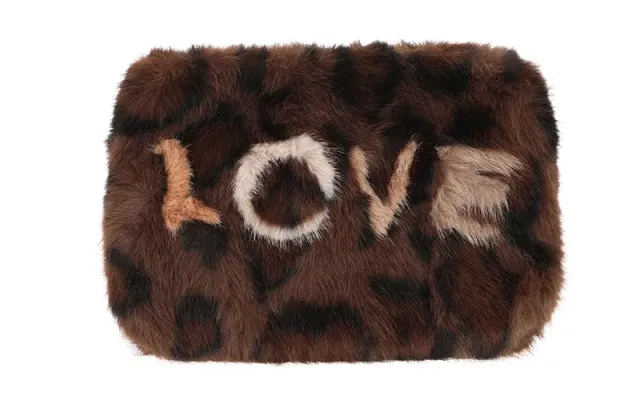 Amiek Borno make-up tasje love panter pluche