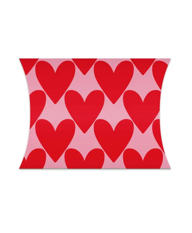 Amiek Hartjes XL gondeldoosjes roze rood