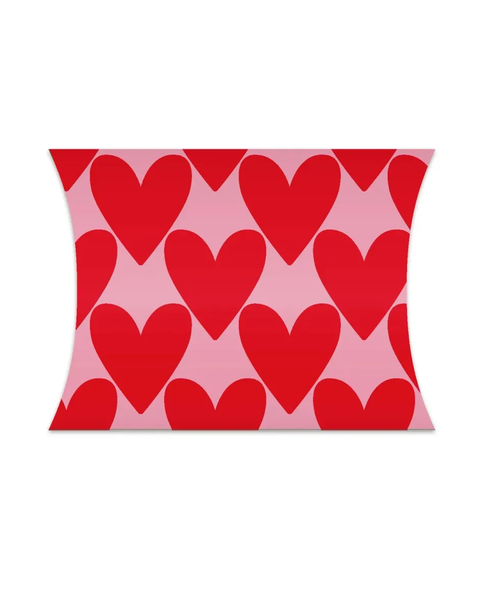 Amiek Hartjes XL gondeldoosjes roze rood
