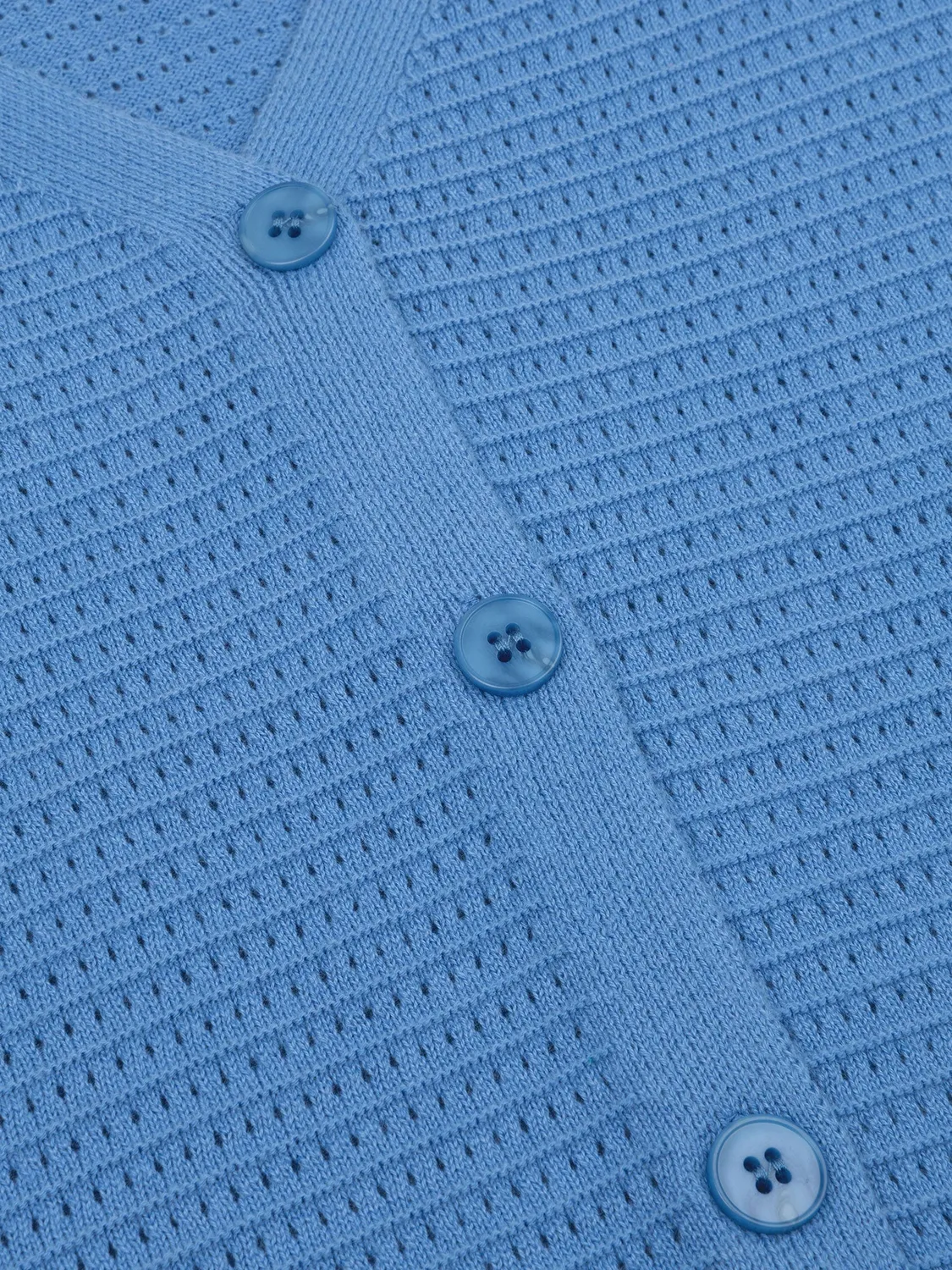Amiek Knitted Top Elin blauw gebreide top dames