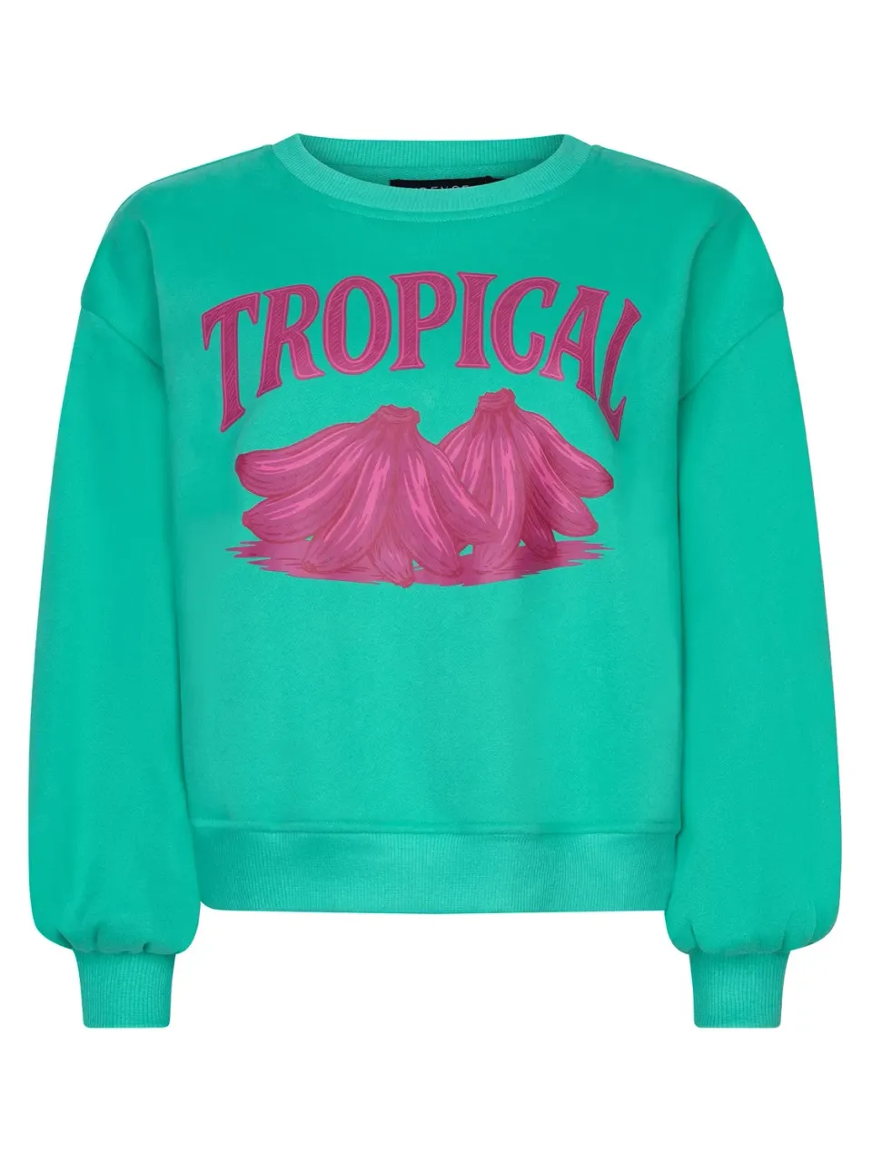 Amiek Tropical sweater trui sea green zachte stof