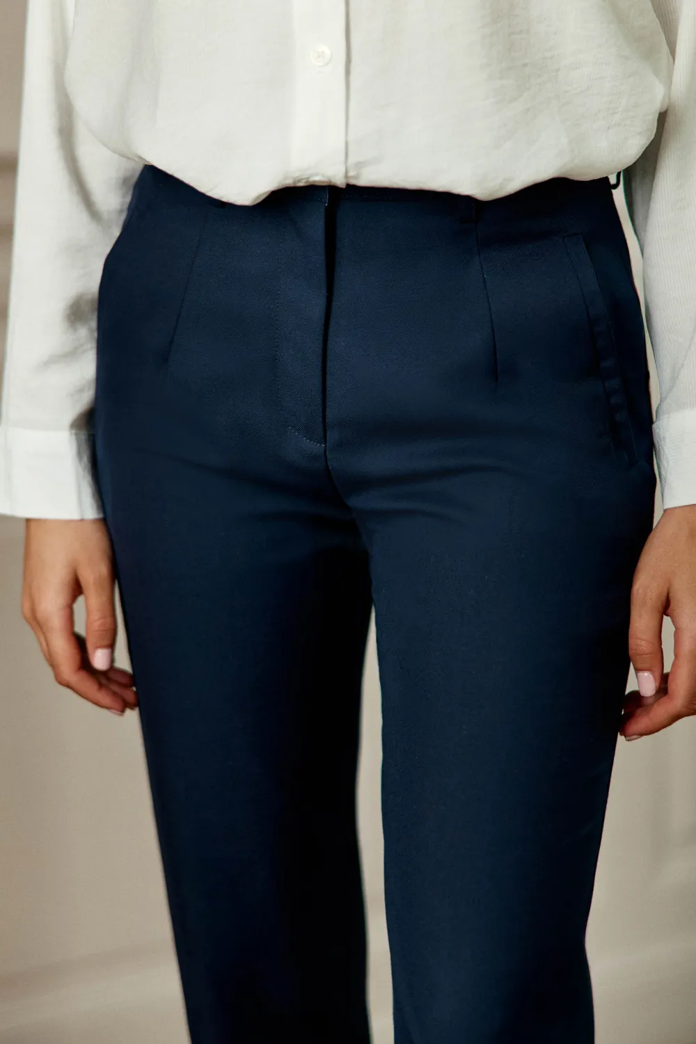 La Petite Etoile Parfait broek marine cigarette