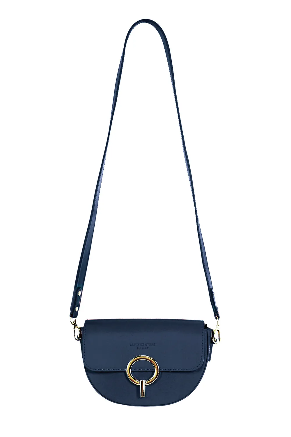 La Petite Etoile Jim leren tas marine schoudertas