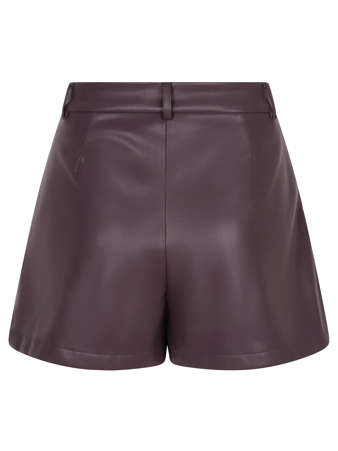 Ydence Jade short aubergine paars