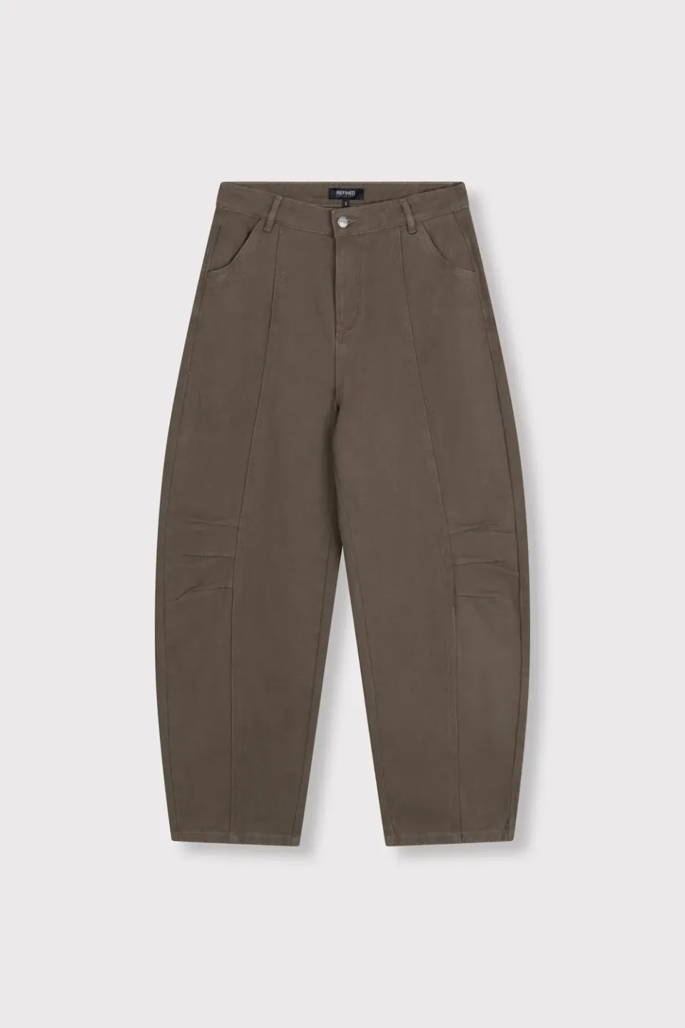 Amiek Balloon Jeans Lyon jeans khaki katoen