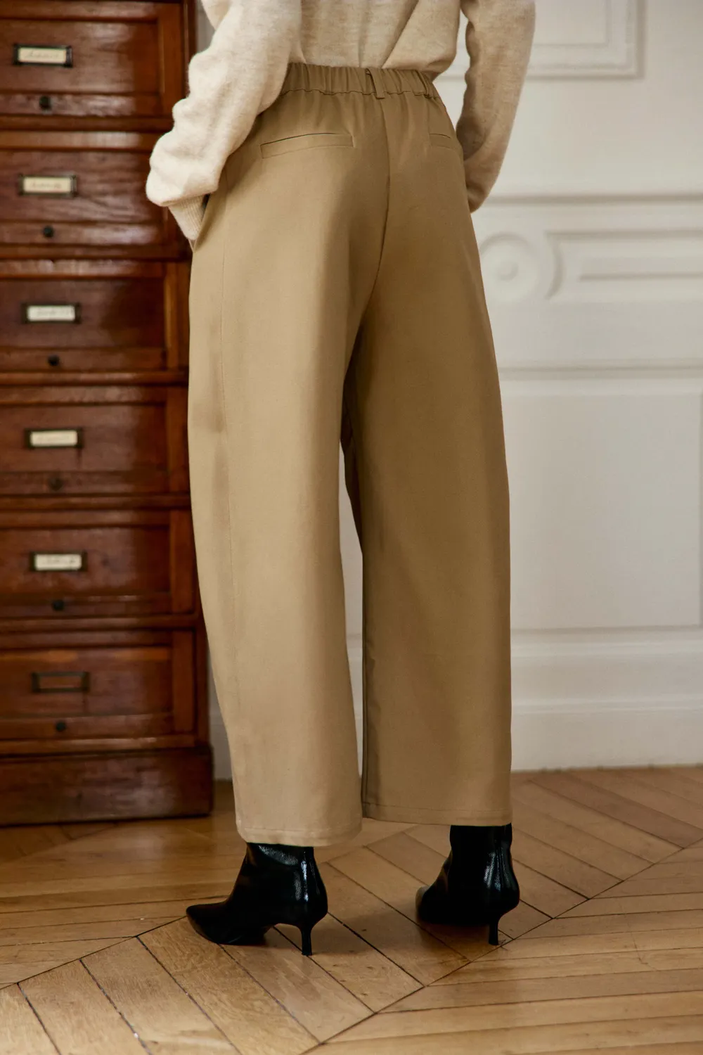 La Petite Etoile Parrel broek beige barrel