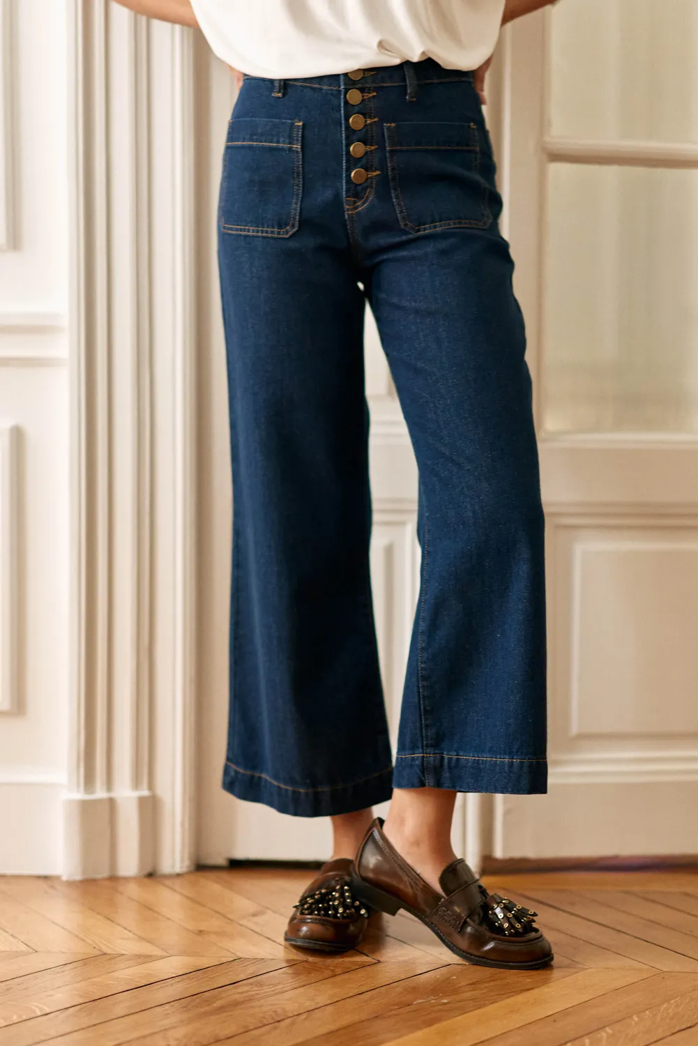 La Petite Etoile Atlanta jeans wijd brut