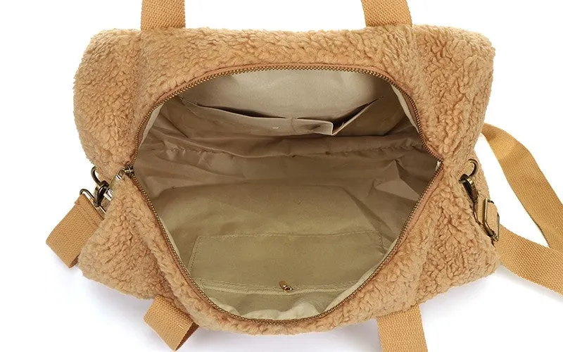 Amiek Portillo weekendtas camel vegan leer