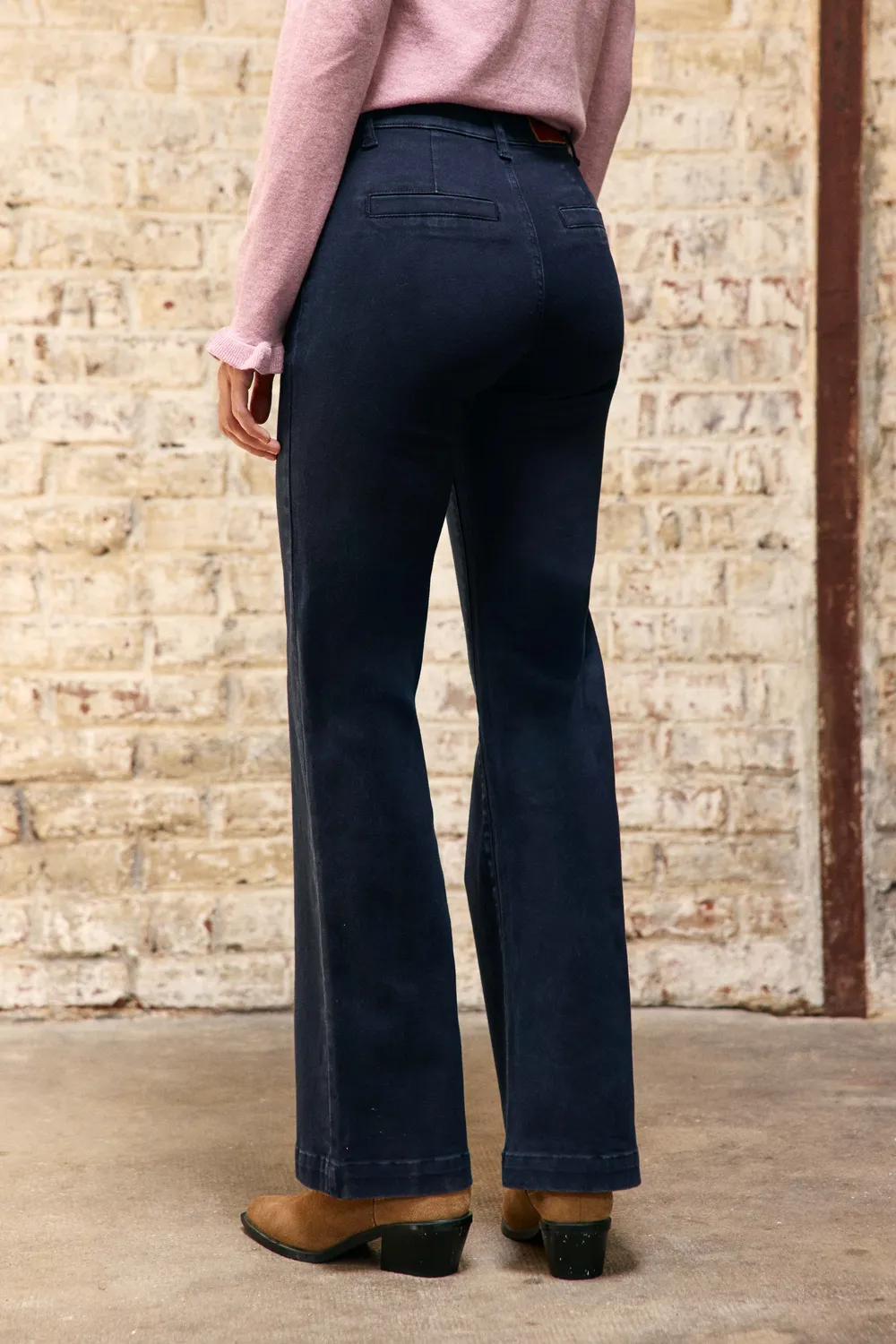 La Petite Etoile Sonny flare broek marineblauw taille