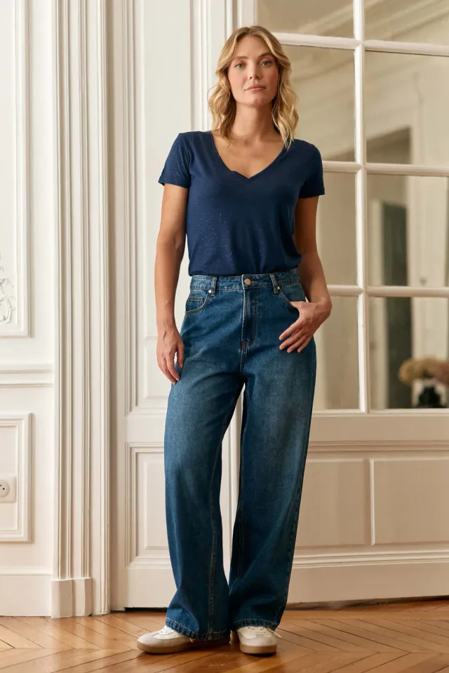 La Petite Etoile Peguy baggy jeans dark stone