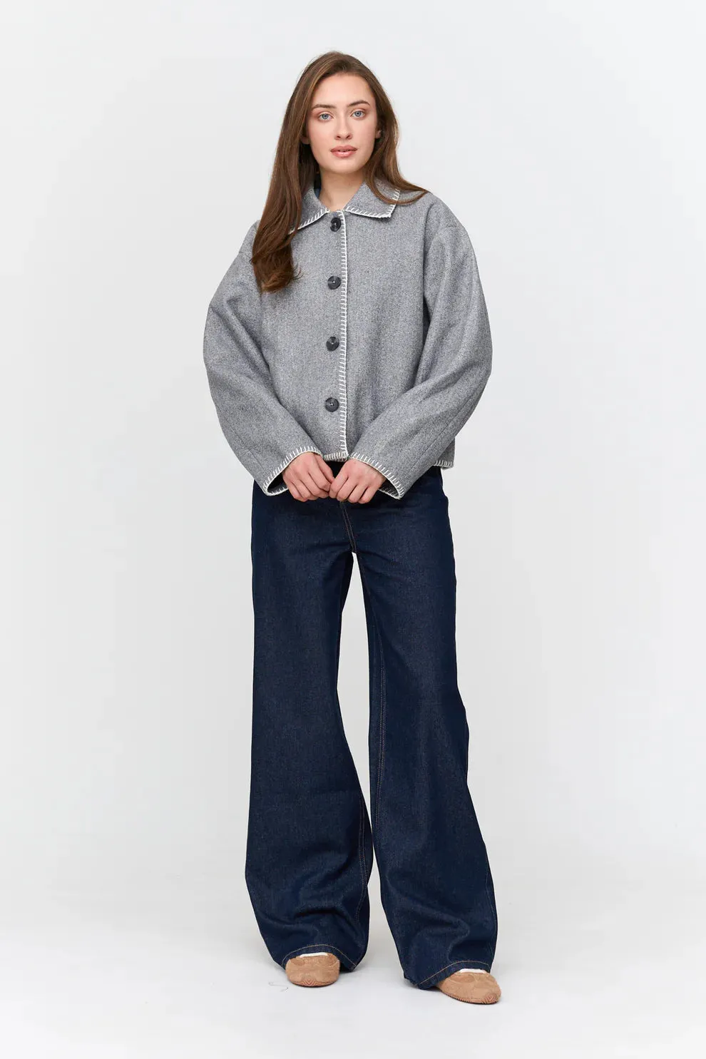 Amiek 24C Jacket grijs jasje 38