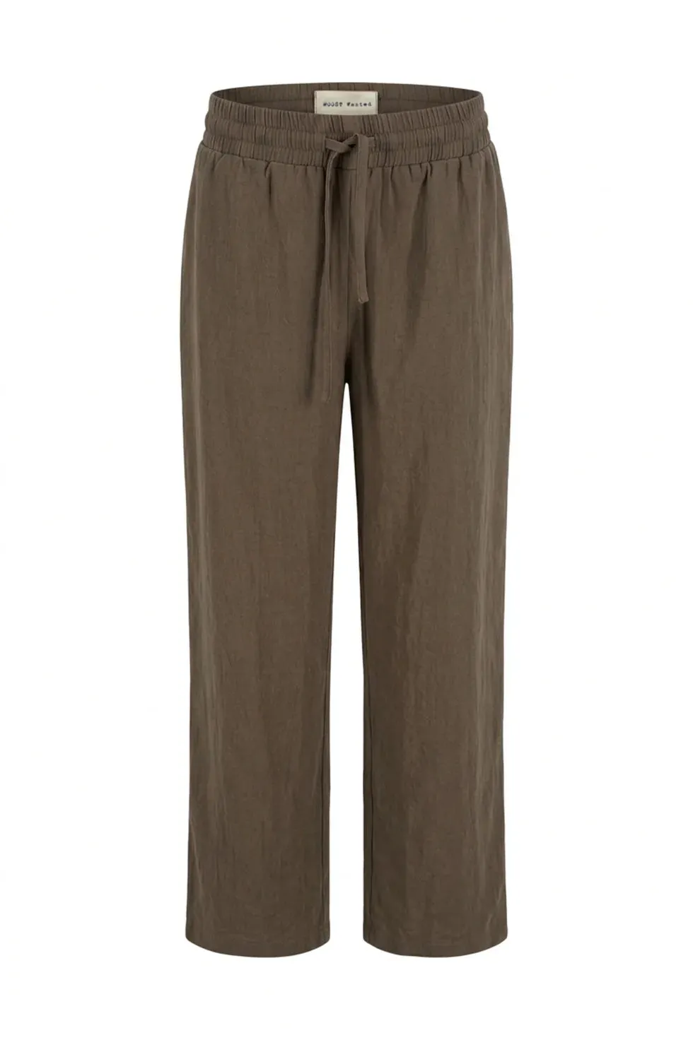 Amiek Bondi Wide Leg Pants taupe dames wijd