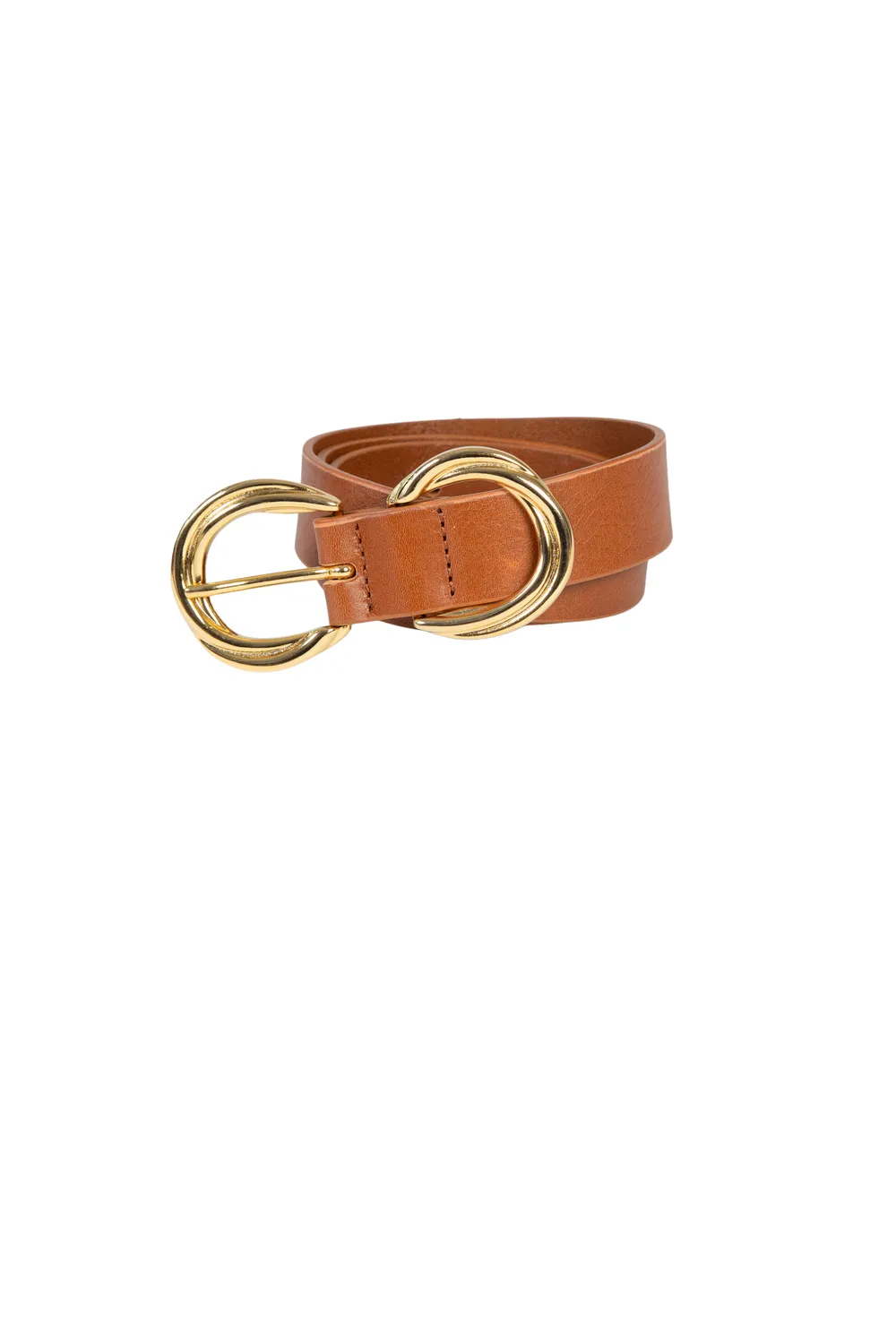 La Petite Etoile Alix leren riem camel smal