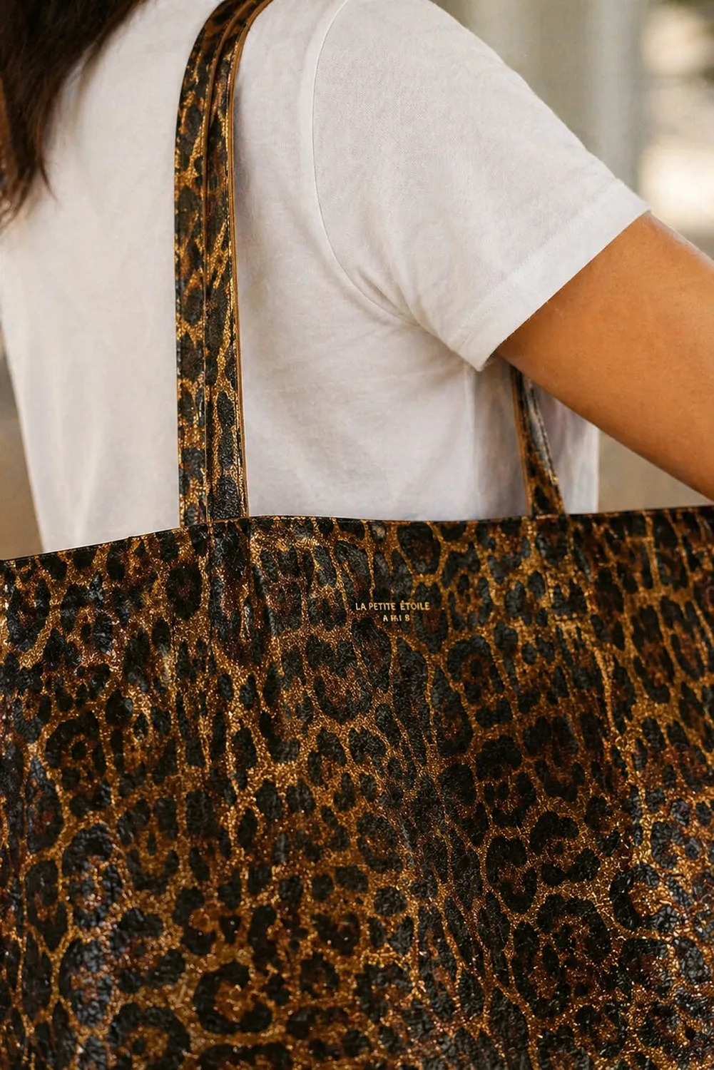 La Petite Etoile Aldo shopper luipaard print TU
