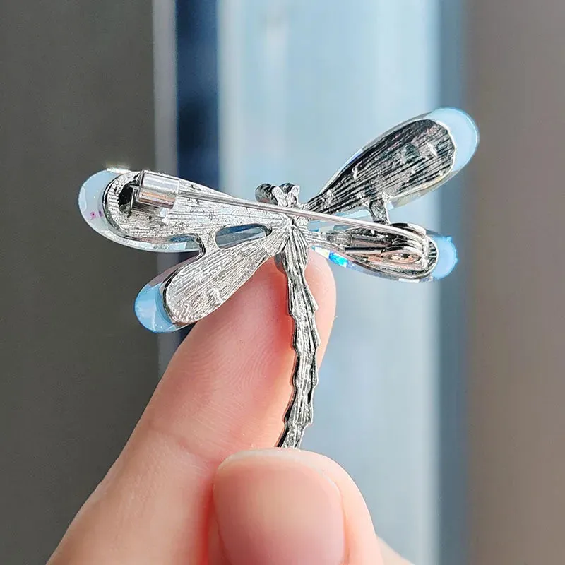 Tatyana Enchanted Dragonfly broche groen libelle