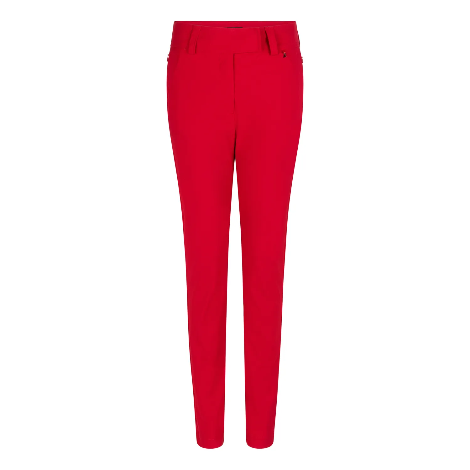 Laboutiek Leona Travel Trouser pantalon rood slim
