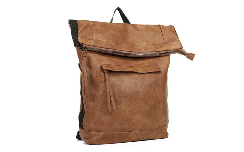 Amiek Haarlem rugzak camel vegan leer