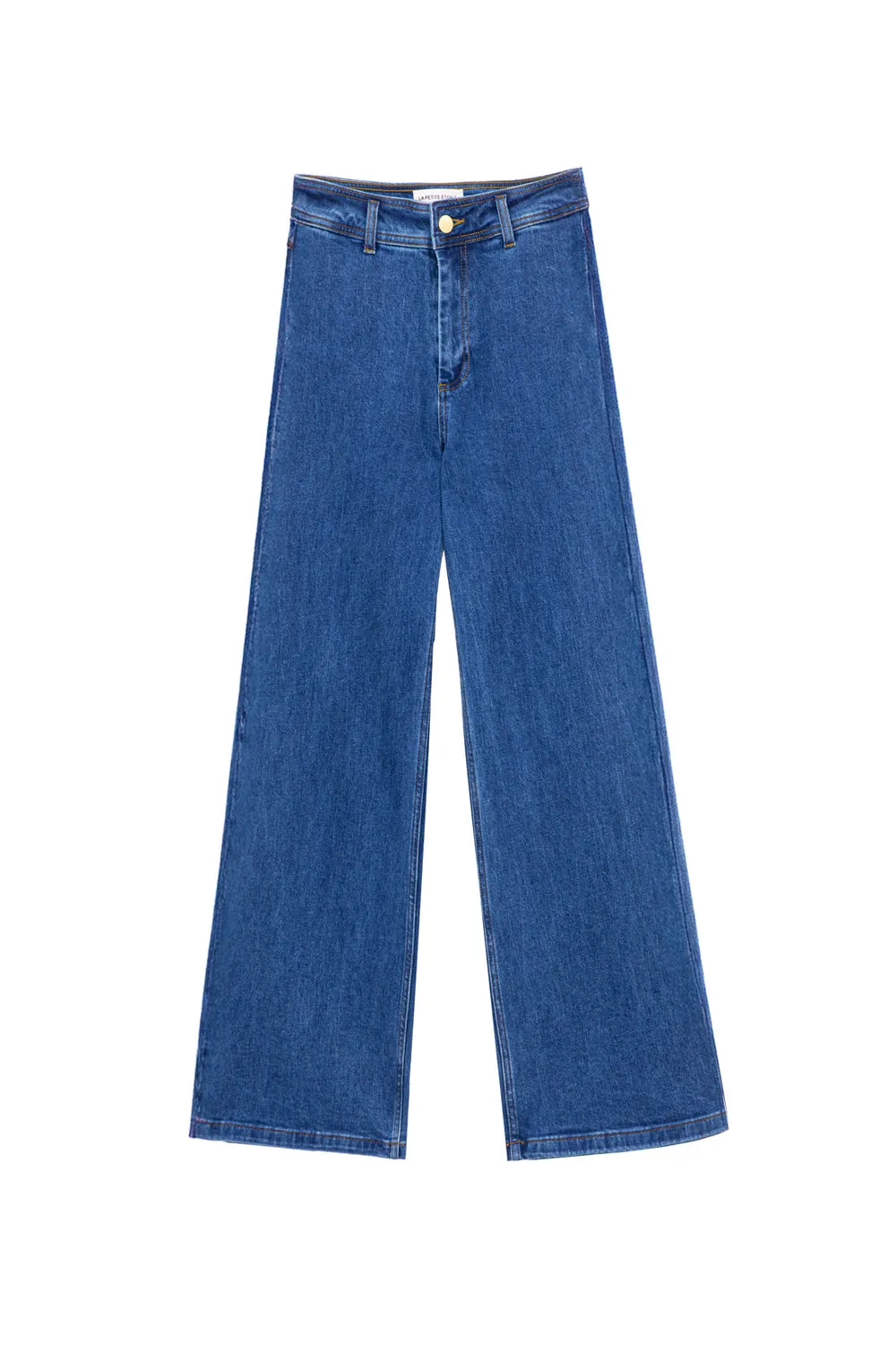 La Petite Etoile Paphos wijde jeans double wash hoge taille