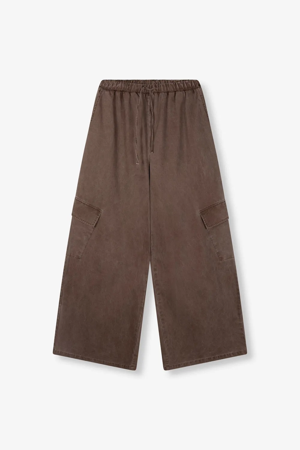 Amiek Mila Pants broek chocobruin cargo
