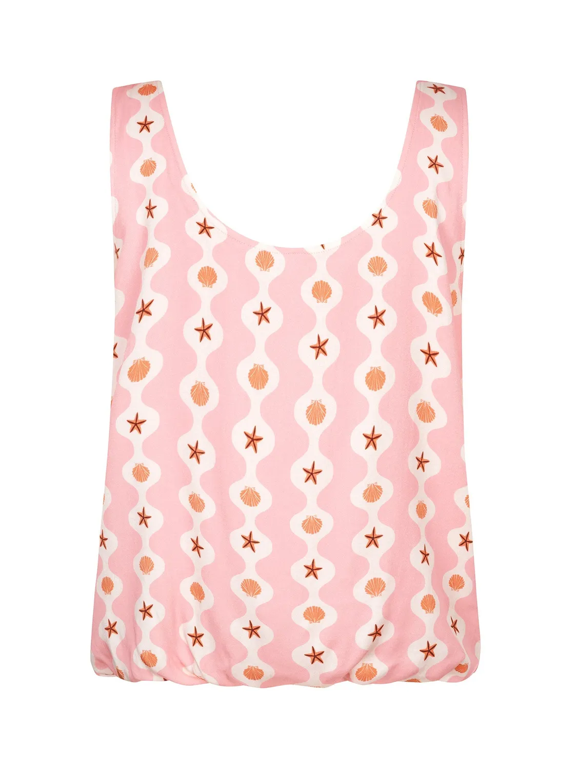 Amiek Ydence Lorena top pink seashells